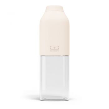 Sticlă Monbento Positive, 500 ml, crem - alb