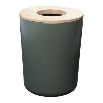 Coș de gunoi iDesign Eco Vanity, verde