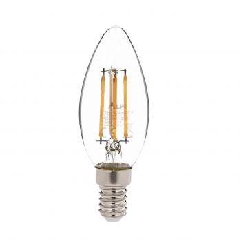 Bec LED, Sage, E14 Düz Gün Işığı, E14, 4 W, 3000K, 450 Lm, sticla