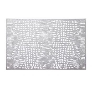 Suport farfurie Glamour, Ambition, 30x45 cm, PVC, argintiu