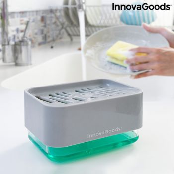 Dispenser detergent vase 2 in 1 Kitchen Sink Pushoap InnovaGoods