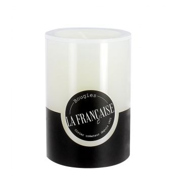 Lumanare La Francaise Colorama Cylindre Timeless d 7cm h 10cm 50 ore alb