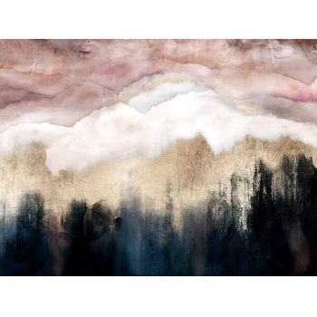 Tablou, Pink Mountain, Mauro Ferretti, 60x80 cm, canvas/lemn de pin