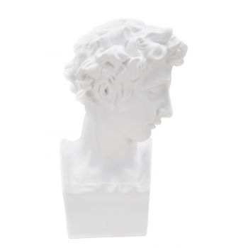 Statueta / Decoratiune Roman Young, Mauro Ferretti, 20x17.5x30 cm, polirasina, alb