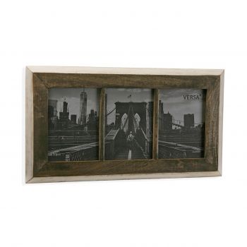 Rama foto Taylor, Versa, 40x18.8 cm, 3 fotografii, lemn de mango
