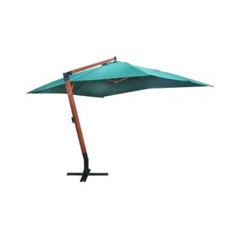 Umbrelă de soare 300 x 400 cm verde