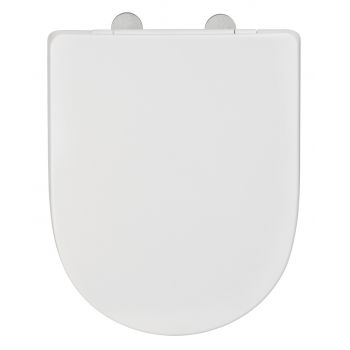 Capac de toaleta, Wenko, Exclusive O.novo, 36.5 x 45 cm, duroplast, alb