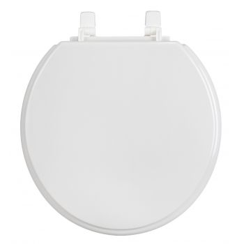 Capac de toaleta, Wenko, Torino XXL, 44 x 43.5 cm, duroplast, alb