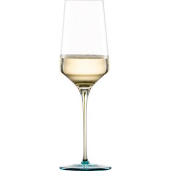 Pahar vin spumant Zwiesel Glas Ink handmade cristal Tritan 400ml verde
