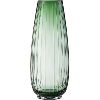 Vaza Zwiesel Glas Signum design Bernadotte & Kylberg handmade 41cm verde fumuriu
