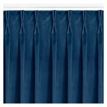 Draperie albastru-închis 135x270 cm Vila – Homede
