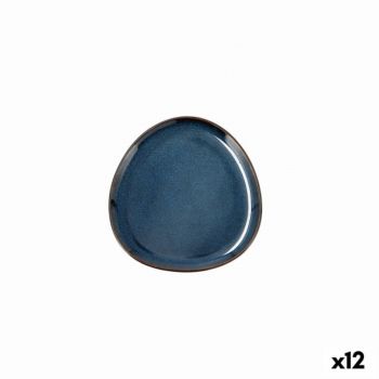 Set 12 farfurii, Bidasoa, Ikonic, Ø 11 cm, ceramica, albastru