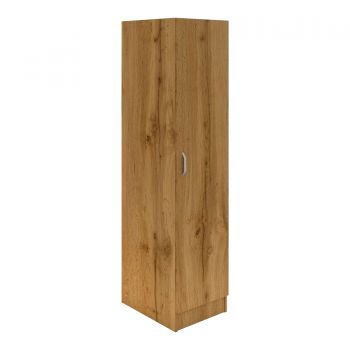 Dulap Remi, O Usa, cu polite, Stejar Wotan, 40 x 51 x 170 cm
