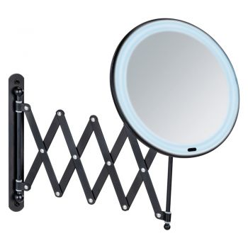 Oglindă cosmetică cu led/de mărire ø 20 cm Barona – Wenko