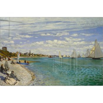 Tablou din sticlă 70x50 cm Claude Monet – Wallity