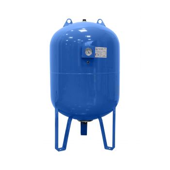 Vas expansiune pentru hidrofor Fornello 200 litri, vertical, cu picioare si manometru, culoare albastru, presiune maxima 10 bar, membrana EPDM