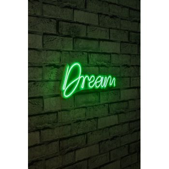 Decoratiune luminoasa LED, Dream, Benzi flexibile de neon, DC 12 V, Verde