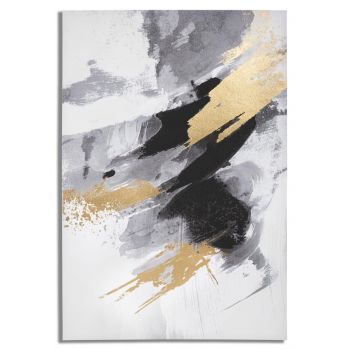 Tablou decorativ Abstract, Mauro Ferretti, 80x120 cm, canvas, multicolor