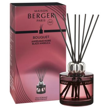 Difuzor parfum camera Maison Berger Bouquet Duality Prune cu parfum Angelique Noire 180ml