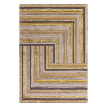 Covor galben ocru din lână 120x170 cm Network Gold – Asiatic Carpets