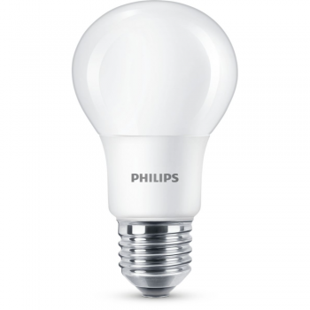 Bec LED Philips, E27, 8 - 60W, alb, lumina calda 2700 K