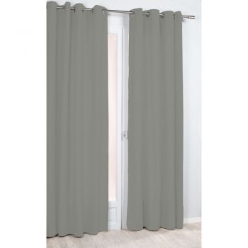 Draperie Nocturne, 100% poliester, taupe 150, 135 x 260 cm