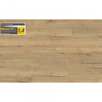 Parchet laminat 10 mm Egger Natural Creston Oak EHL 106, nuanta medie, stejar, clasa de trafic 32, click, 1291 x 193 mm