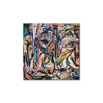 reproducere Jackson Pollock, Circumcision January 40 x 40 cm