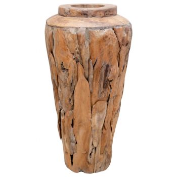 Vază decorativă 40 x 60 cm lemn masiv de tec