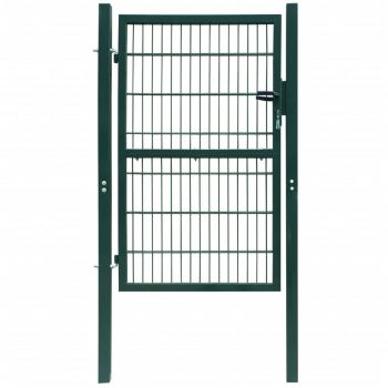 Poartă 2D pentru gard (simplă) 106 x 190 cm verde
