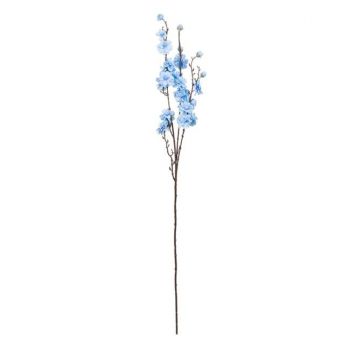 Fir floare decorativa pentru interior,plastic,albastru,92 cm