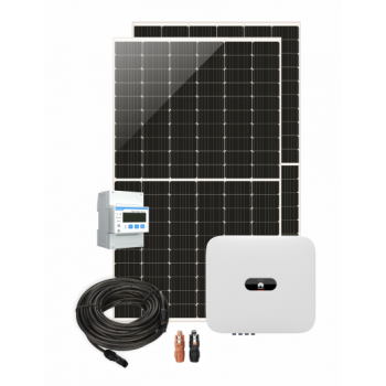 Pachet sistem fotovoltaic trifazat on-grid, 5 kW, 9x Panouri monocristaline Yingli 550 Wp, Invertor Huawei SUN 2000-5KTL-М1, Contor electronic trifazat Huawei Smart Meter DTSU666-H 250A, Cablu si Conectori