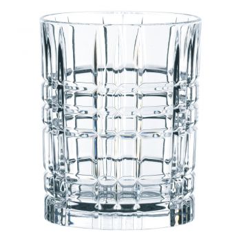 Set 4 pahare pentru whiskey din cristal Nachtmann Square Whiskey Set, 345 ml