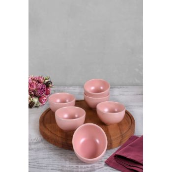 Set boluri pentru sos, Keramika, 275KRM1133, Ceramica, Roz