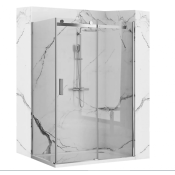 Cabina de dus glisanta Rea Nixon 80x150 cm Crom