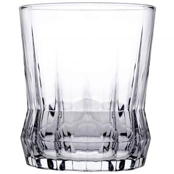 Set 6 pahare whisky Gaia, Pasabahce, 270 ml, sticla, transparent