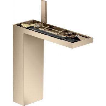 Baterie lavoar baie red gold lucios, ventil click-clack, Hansgrohe Axor MyEdition 230