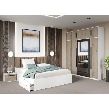 Set dormitor San Remo fara comoda - Dallas - C59