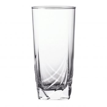 Set 6 pahare Tropicana, Ambition, 330 ml, sticla, transparent
