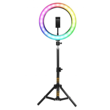 Lampa circulara profesionala LED Ring Light RGB Andowl Q MG34