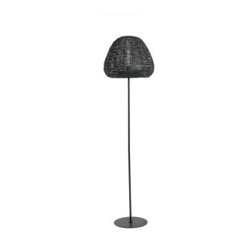 Lampadar negru mat (înălțime 162 cm) Finou – Light & Living