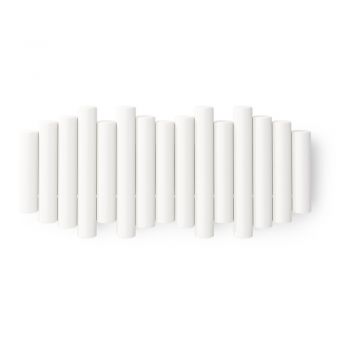 Cuier de perete alb din lemn de pin Picket – Umbra