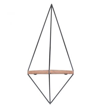Raft în culoare naturală din lemn de molid 60 cm Tris – Kalune Design
