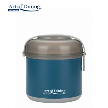 Caserola termica Loca, Art of Dining by Heinner, 600 ml, inox/polipropilena, albastru/gri