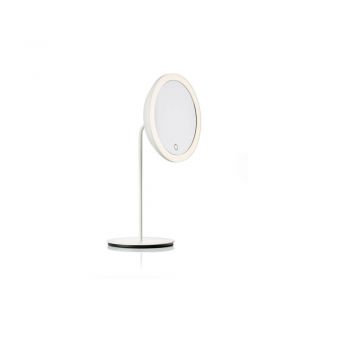 Oglindă cosmetică Zone Eve, ø 18 cm, alb ieftina