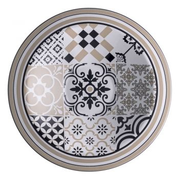 Farfurie adâncă din gresie ceramică Brandani Alhambra II., ø 30 cm ieftin