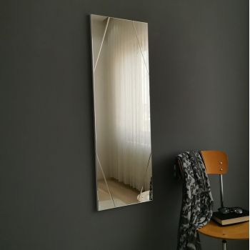 Oglinda decorativa A320D, Neostill, 35 x 105 cm, argintiu ieftina