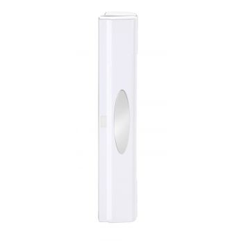 Dispenser pentru folie aluminiu, Wenko, Perfect Cutter 1-Click, 38 x 5.2 x 6.7 cm, alb