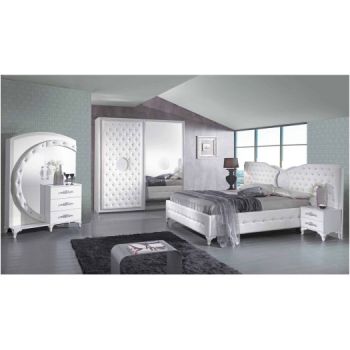 Dormitor Complet Furn 1 ( SOMIERA SI SALTEAUA GRATUITE ) PAT-160/200 CM ieftina