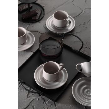 Set de cafea Kutahya Porselen, PTN12KTM0008, 12 piese, portelan ieftin